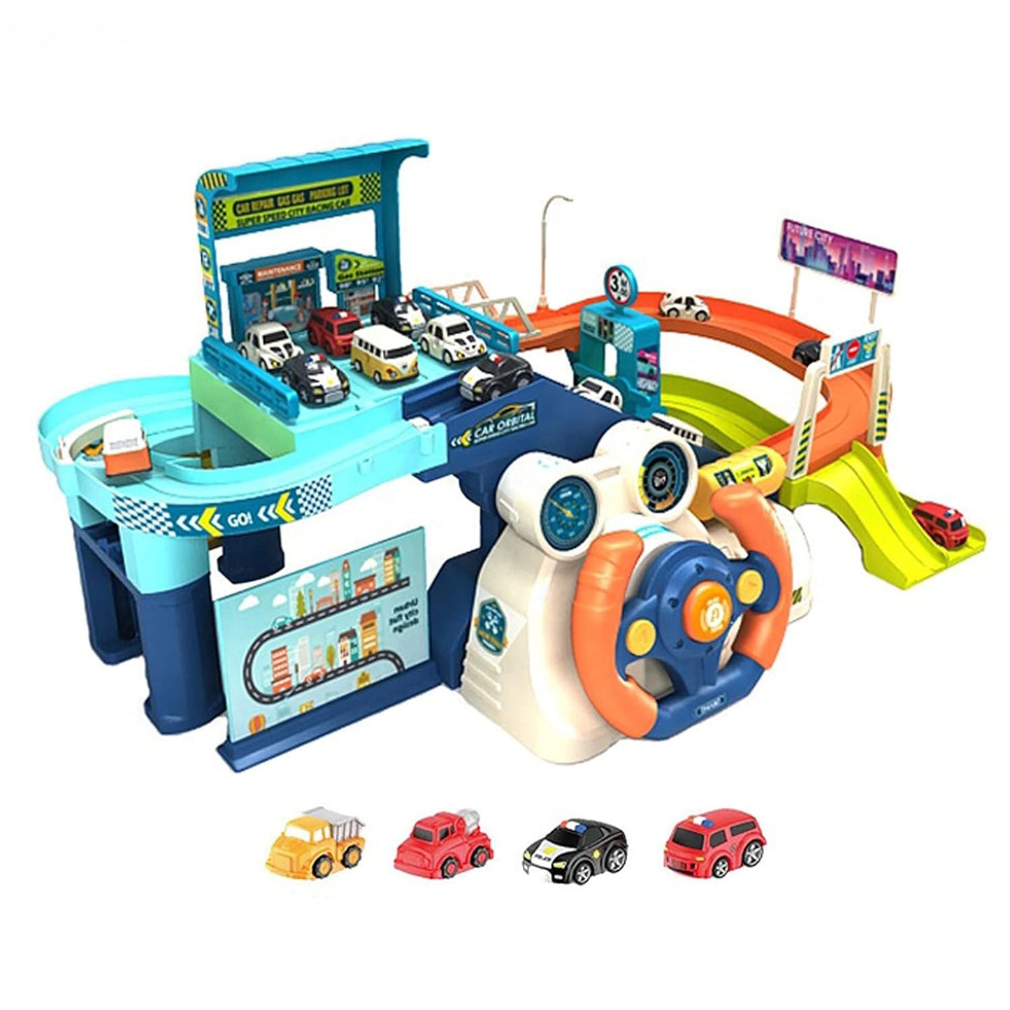 Kids Race Tracks Steering Wheel - Gear Up ZA